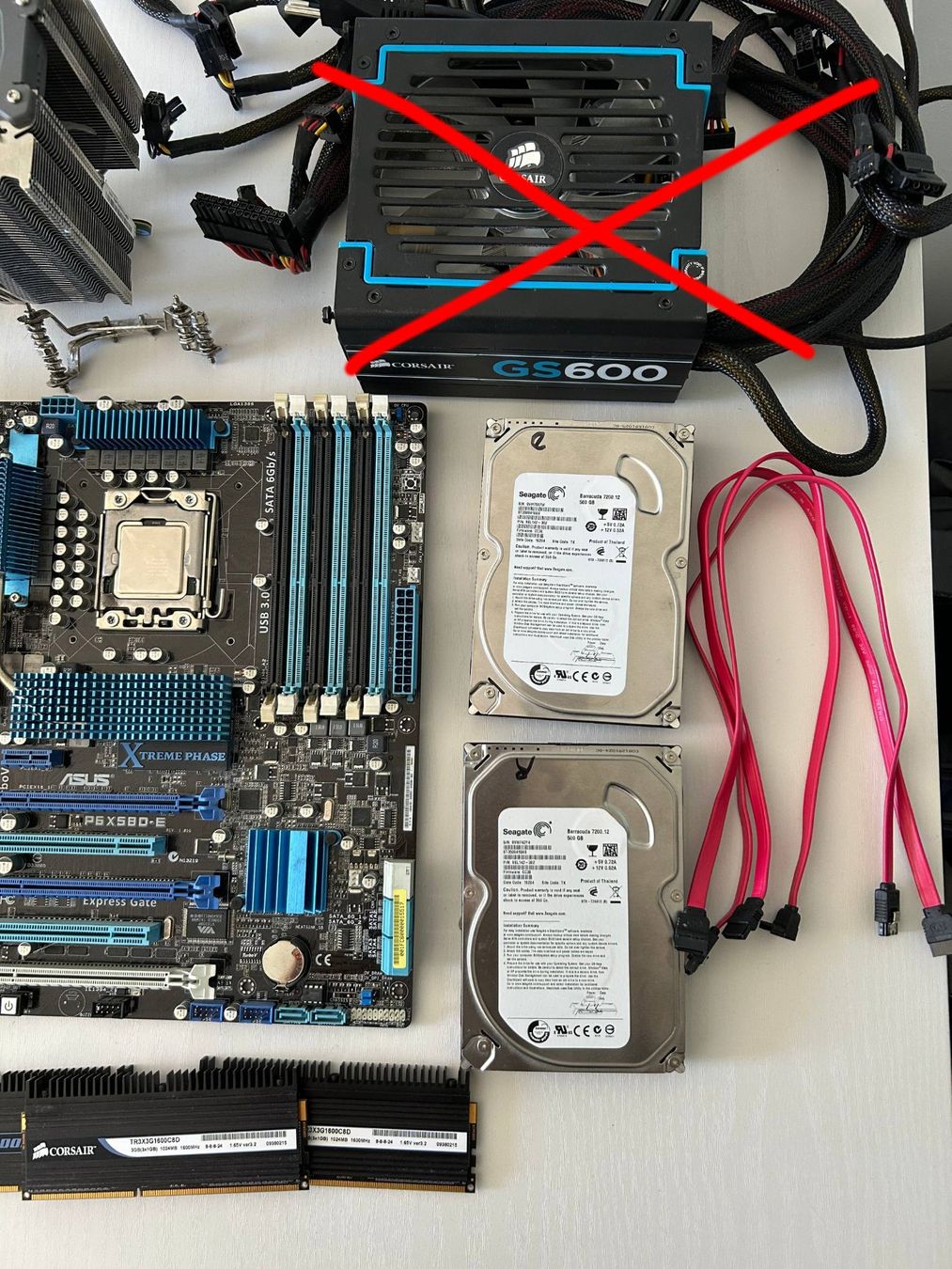 Asus PC: PC Komplett-Set ASUS X58 + Xeon + RAM + GPU – Usato da Zürich venduto da mozii 3