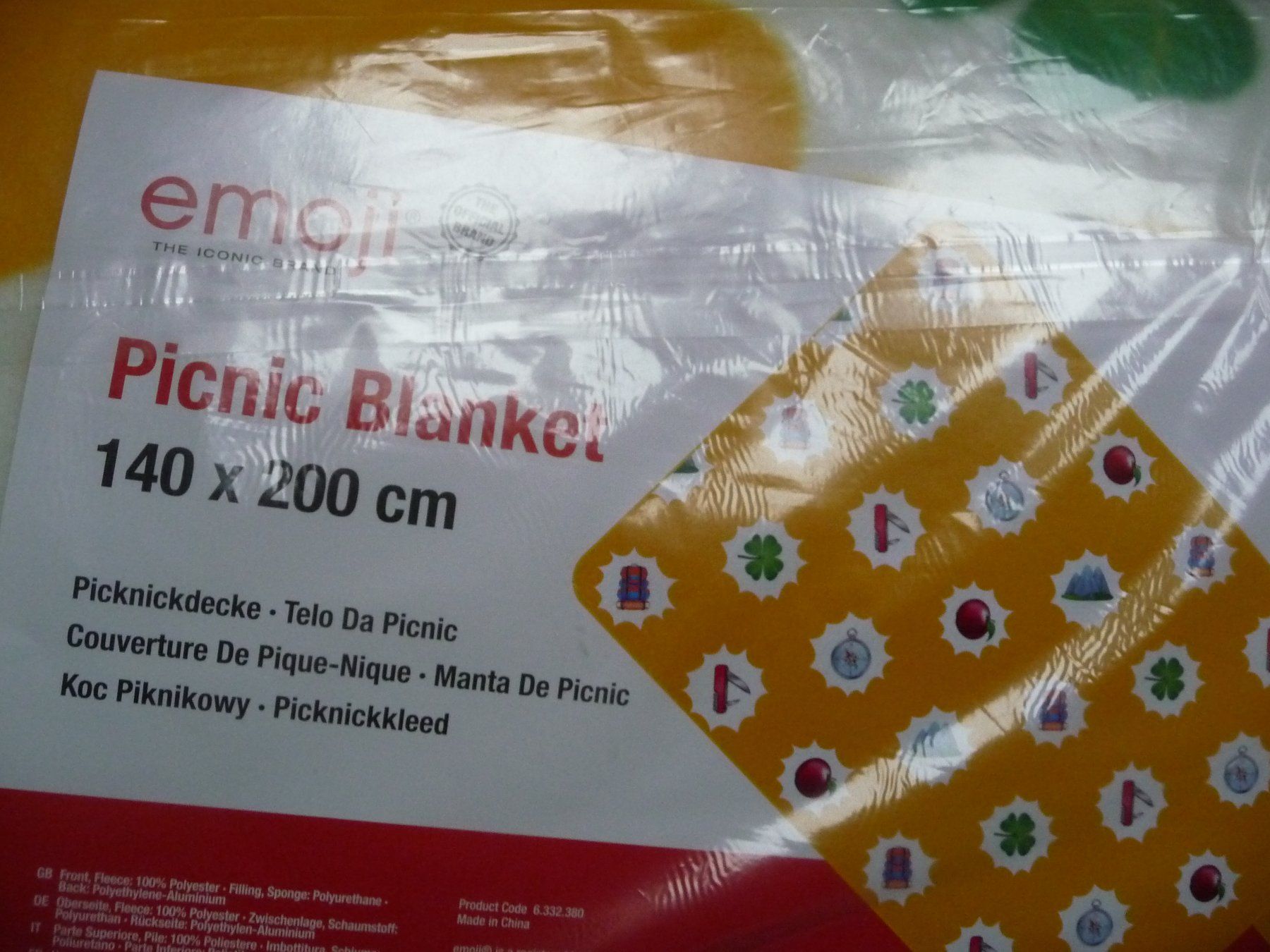Coperte: Picknickdecke und Strandtuch emoji NEU – Nuovo e nell'imballaggio originale da Kirchberg BE venduto da lavendel02 1