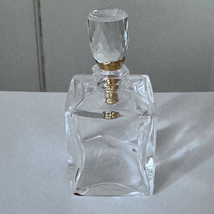 Vintage Parfüm Flakon aus Kristallglas CRISTALLERIE R. GROSS (Gebraucht ...