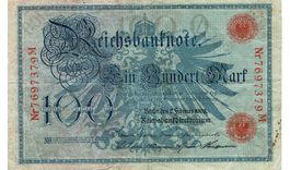 Berlin 100 Mark 07.09.1908 SS
