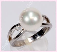 South Sea - Muschelkernperlen Ring 925 Silber