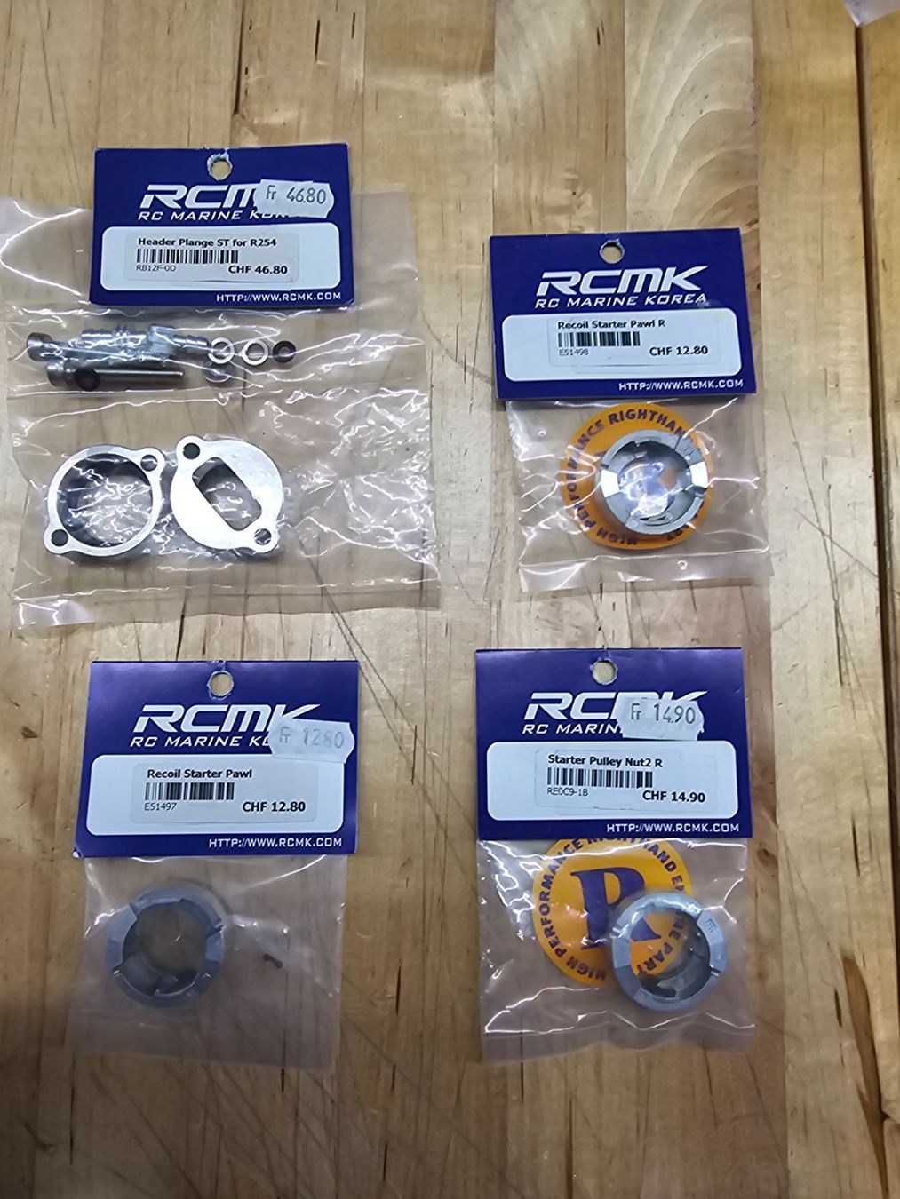 Modellismo RC: RCMK Diverse Ersatzteile Set 2 – Nuovo e nell'imballaggio originale da Rüti ZH venduto da Madeira14