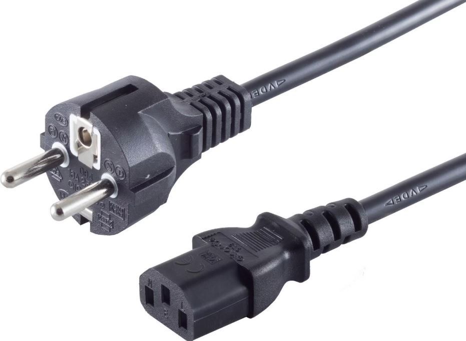 Cavi: PC Netzteil Stromkabel, Deutsche Stecker (Schuko) – Nuovo (secondo la descrizione) da Suberg venduto da Lovelyfashion