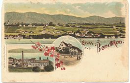 LITHO Gruss aus BENDLIKON Schoggi-Fabrik