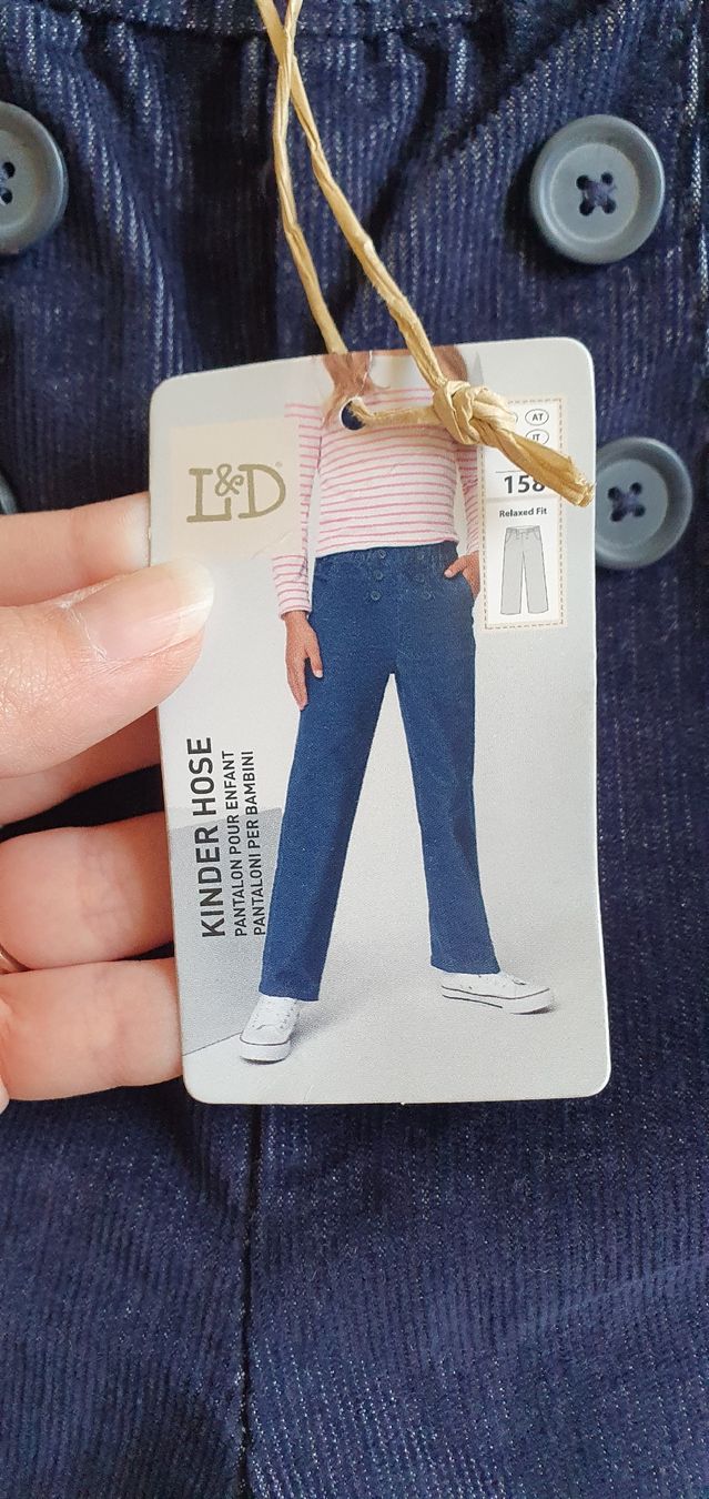 Pantaloni: NEU Kinder Hose Dunkelblau - Gr. 158 – Nuovo e nell'imballaggio originale da Bern venduto da fede736 2