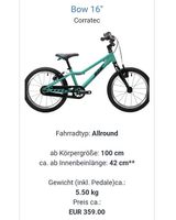 Kindervelo Bow 16 Zoll 