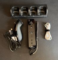 Nintendo Wii Motion Plus Inside + Nunchuk + Ladestation