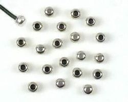2 Endteile Kappe für 2mm Band Metall