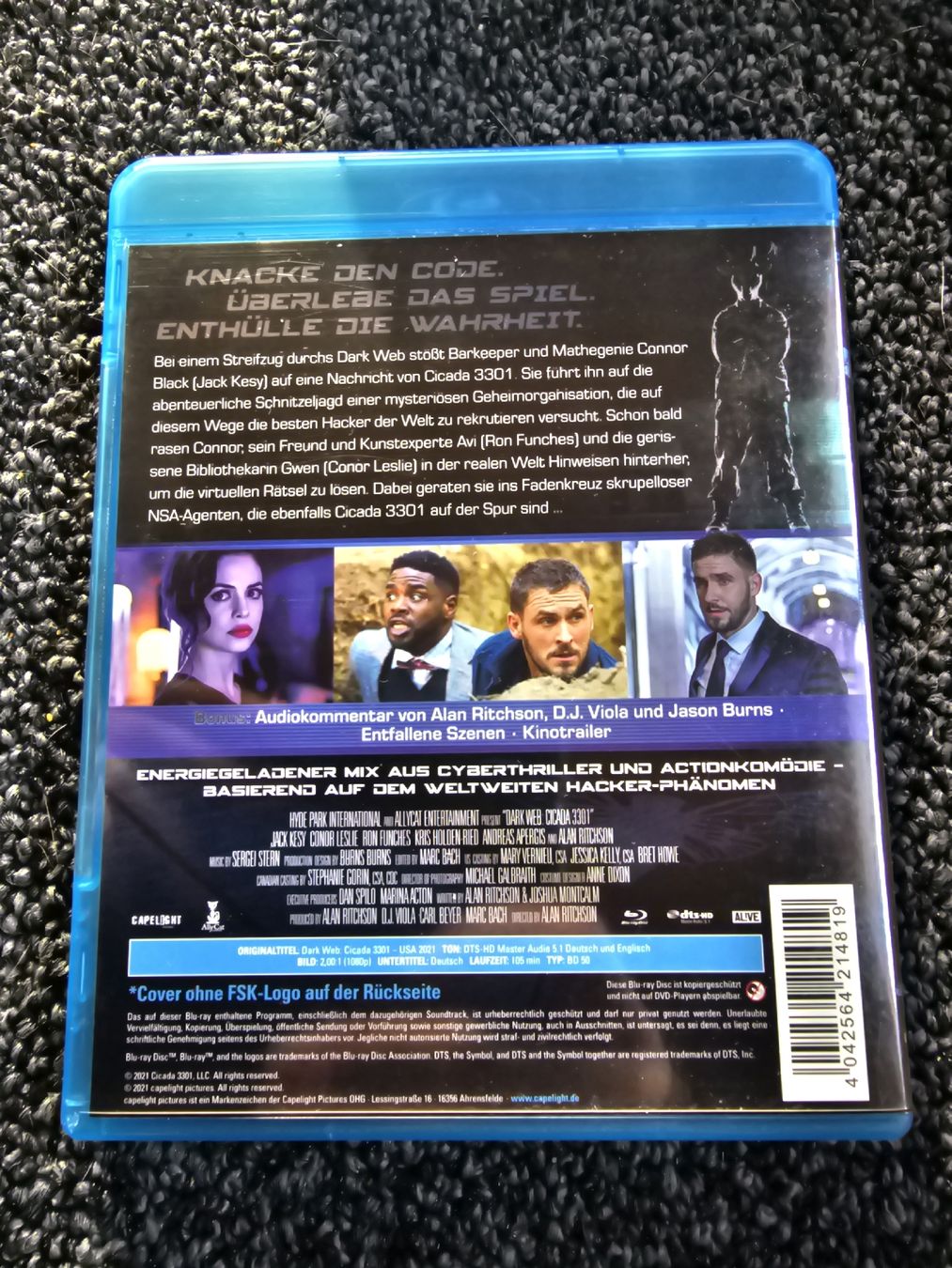 Tutti i DVDs: Dark Web Cicada 3301 Blu-ray  – Usato da Ruswil venduto da jan_bxl5 1