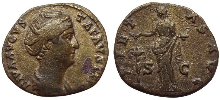 Tutti le monete: DIVA FAUSTINA münze – Usato da La Sarraz venduto da classicworldcoins