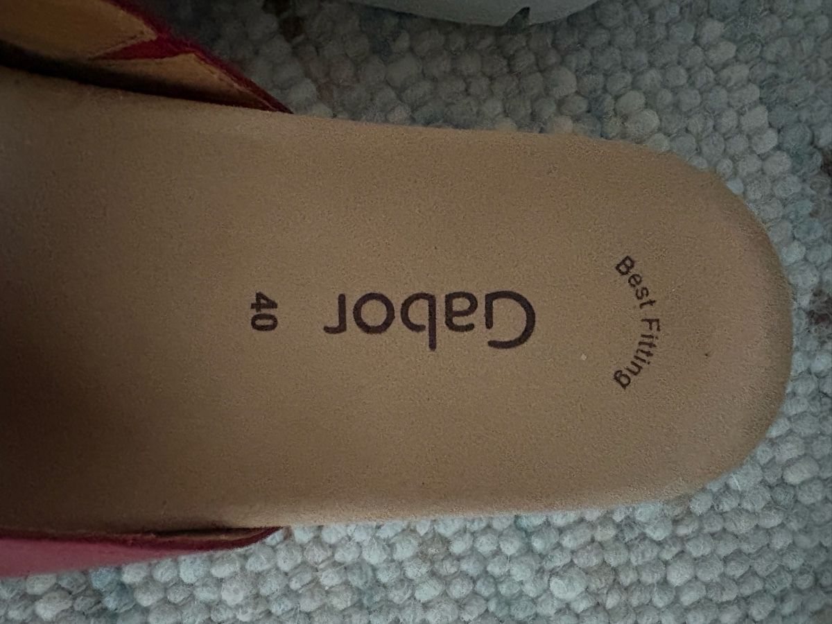 Gabor Scarpe da donna: Pantoletten Leder Gabor Grösse 40 – Nuovo e nell'imballaggio originale da Affoltern am Albis venduto da luz_wn59 2
