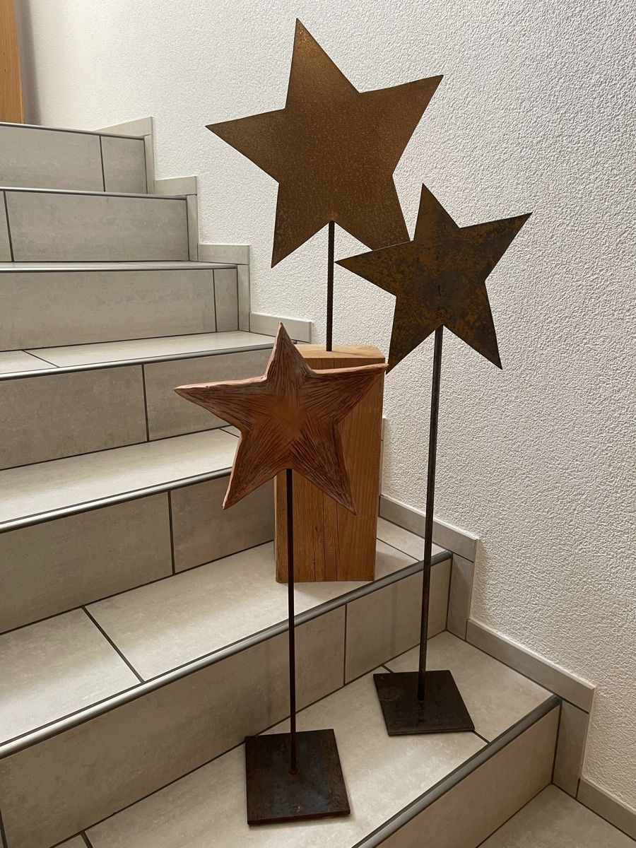 Sculture & Statue: Metallsterne Kunsthandwerk – Nuovo (secondo la descrizione) da Weingarten-Kalth venduto da 53solti 8