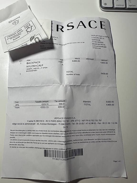 Sacs à dos: Versace Backpack Original – D'occasion à Brüttisellen par Rugei 4