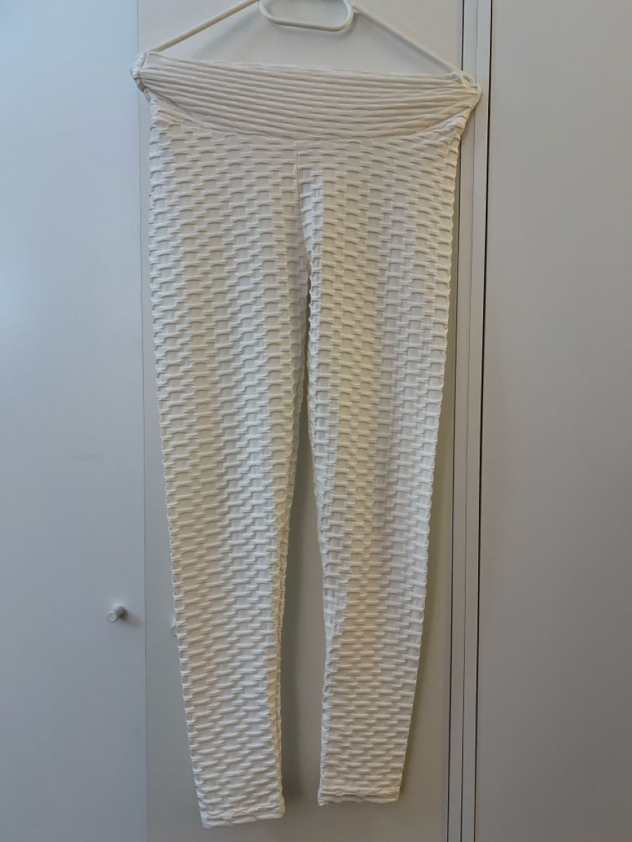Leggings: 2 Leggings Push Up, taille S/M, blanc et gris – Usato da Renens VD venduto da sar_bwz5 4