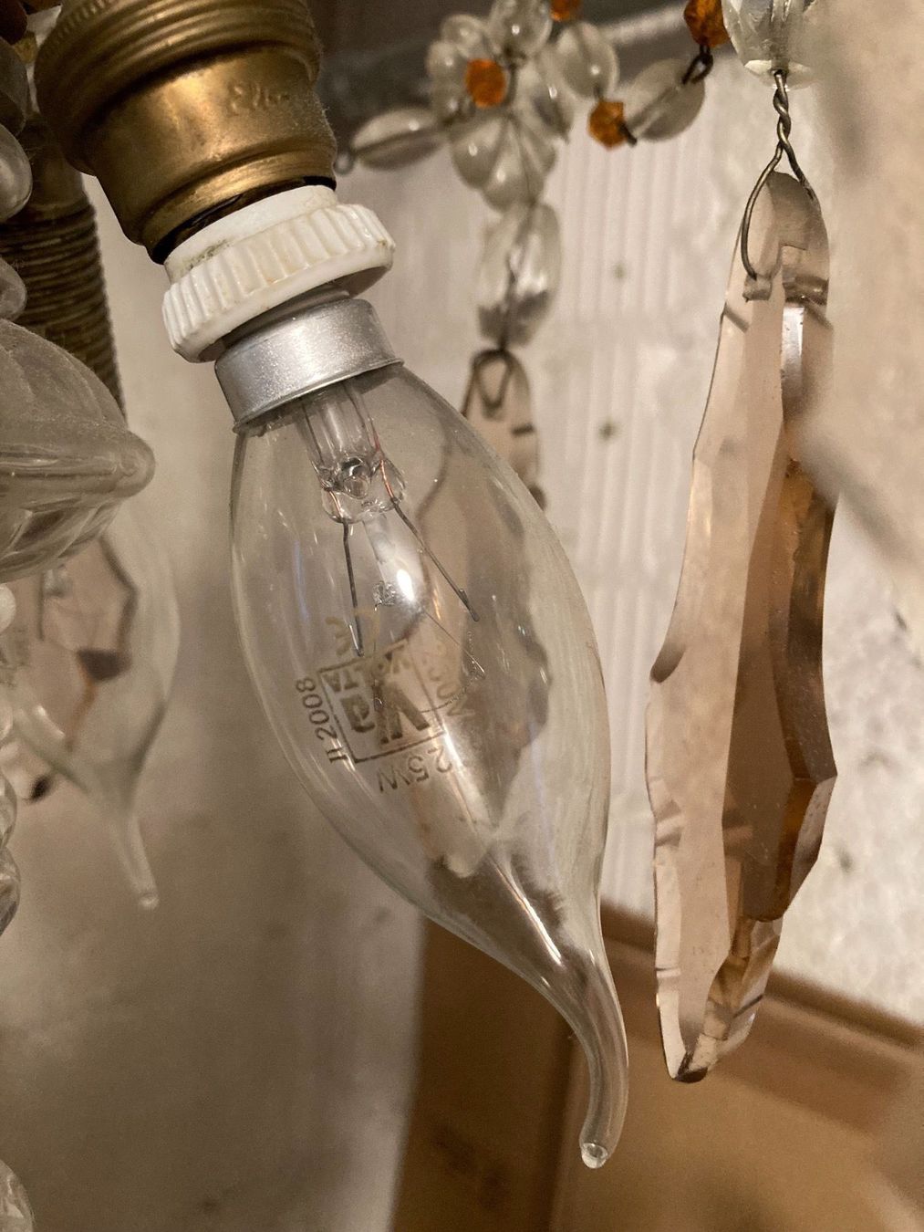 Kronleuchter & Deckenlampen: Kunstfertigkeit Farbiger Kristall/Glas Kronleuchter – Gebraucht aus Thun von barbar27 5