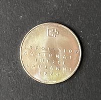 5 Franken Expo 64 Gedenkmünze - 900er Silber - 15g