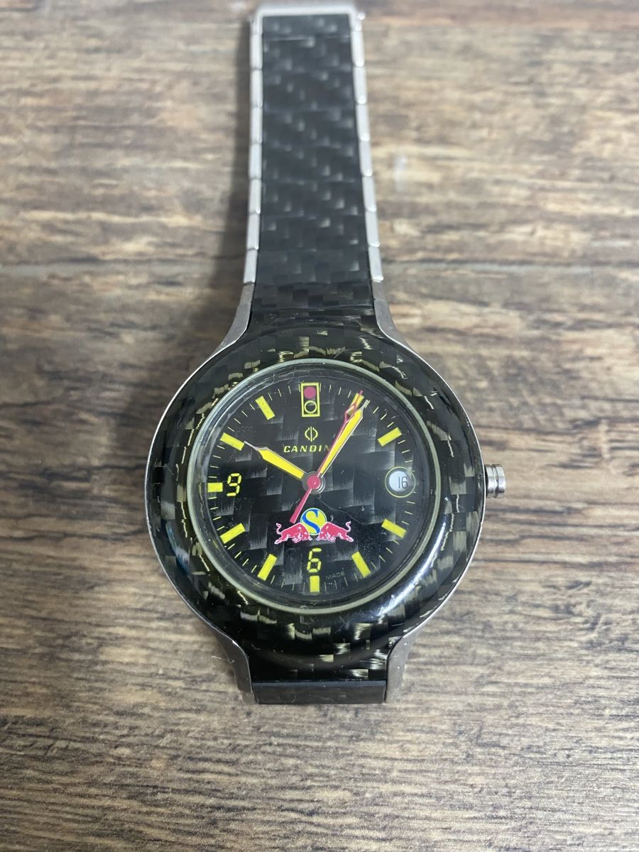 Candino Uhren: Candino Sauber Red- Bull Uhr – Gebraucht aus Tann von Corolla70-74
