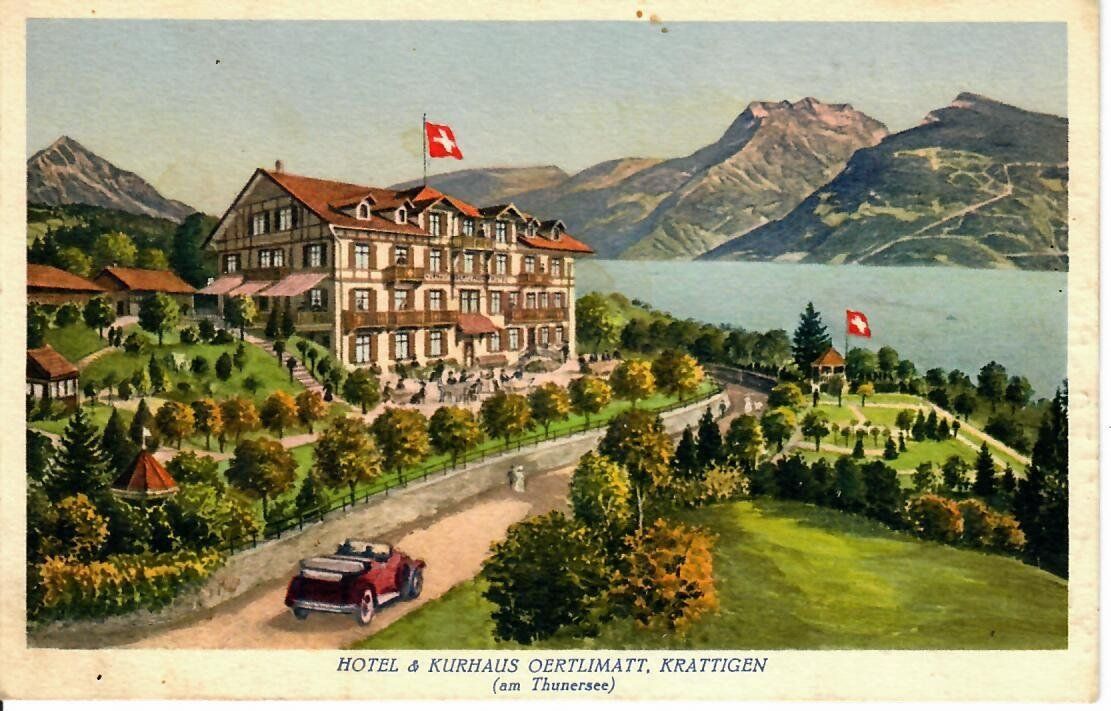 Ansichtskarten: Hotel & Kurhaus Oertlimatt Krattigen – Gebraucht aus Hochdorf von Ziegel-16