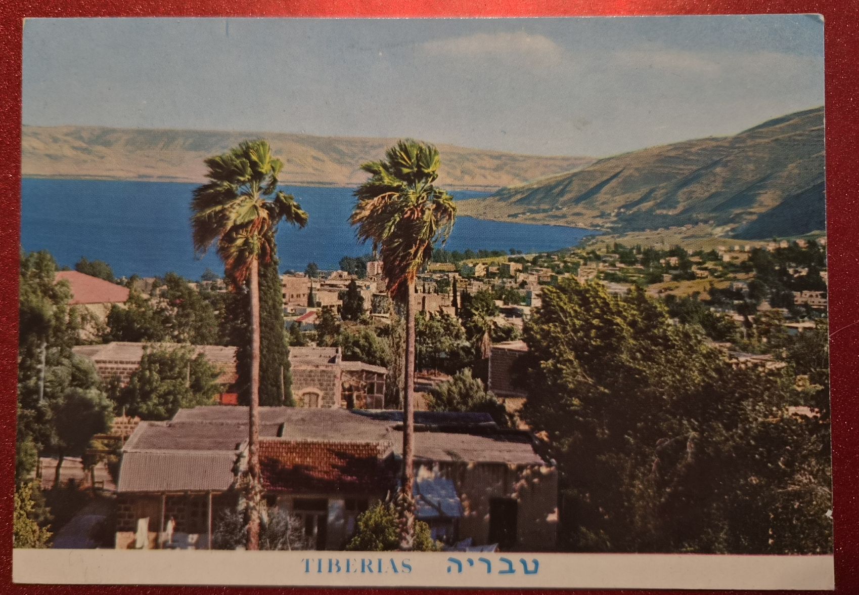 Cartoline postali: Tiberias Ansicht mit See 1994 – Usato da Melchnau venduto da Arthurius