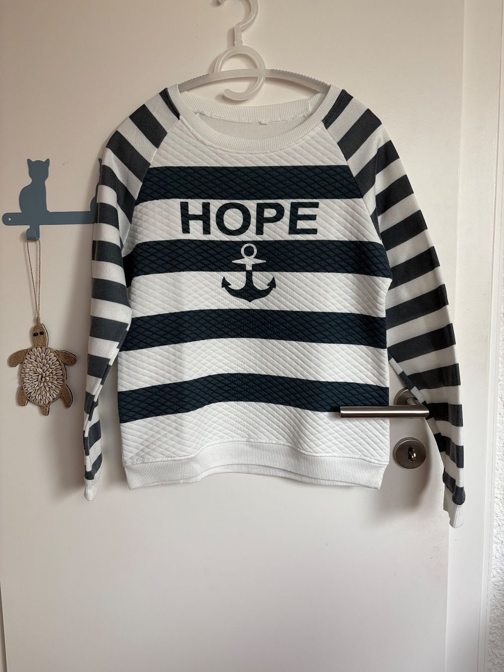 Maglioni & Felpe: Pull rayé "Hope" avec ancre – Usato da Lausanne venduto da milou201619