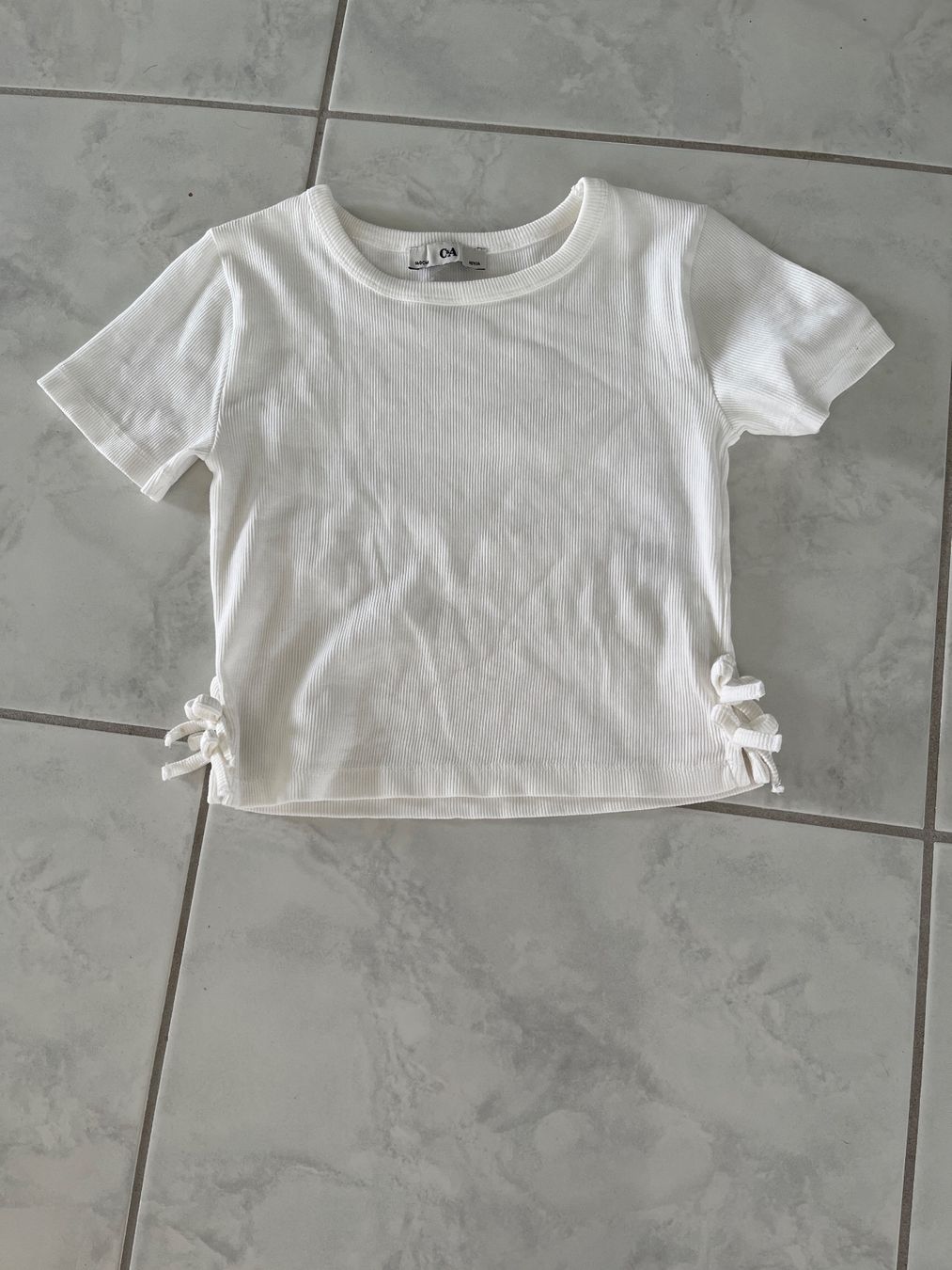 C&A Camicette, T-shirt & Top: T-Shirt Weiss Grösse 140 Kinder Mädchen – Usato da Holziken venduto da Anita.urech 1
