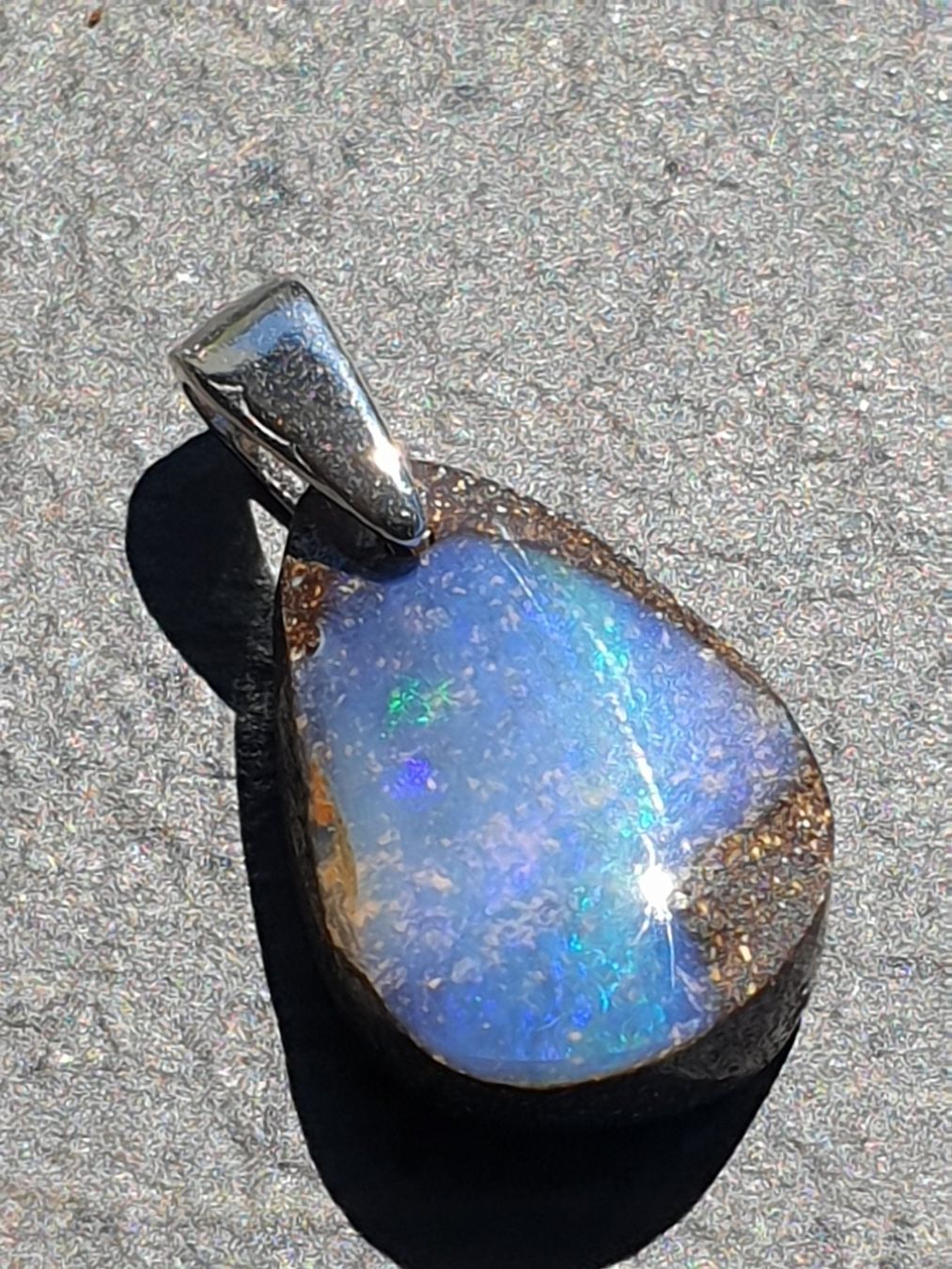 Ciondoli: Anhänger Boulder Opal. – Nuovo (secondo la descrizione) da Niederbüren venduto da Raphael014 5