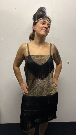 Glitzerndes 20er Jahre Flapperkleid Gr.M/L Fasnacht