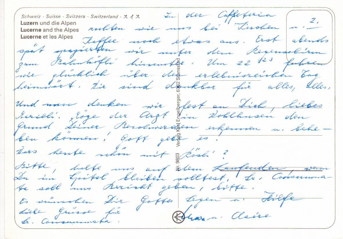 Cartoline postali: Luzern – Usato da Wolhusen venduto da Curver9 1