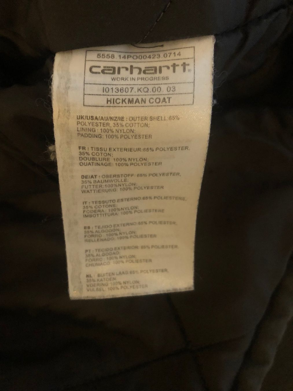Carhartt Cappotti: Carhartt Hickman Coat – Usato da Bern venduto da sti_6prs 3