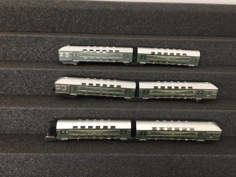 Piko Trains électriques: Piko Spur N 3er Set DR Dosto – D'occasion à Büsserach par ModellbahnDepot 2