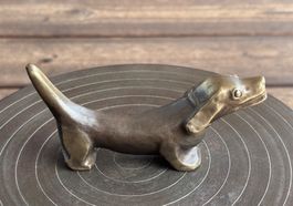 BAG Werbefigur Bronze Hund, Dackel