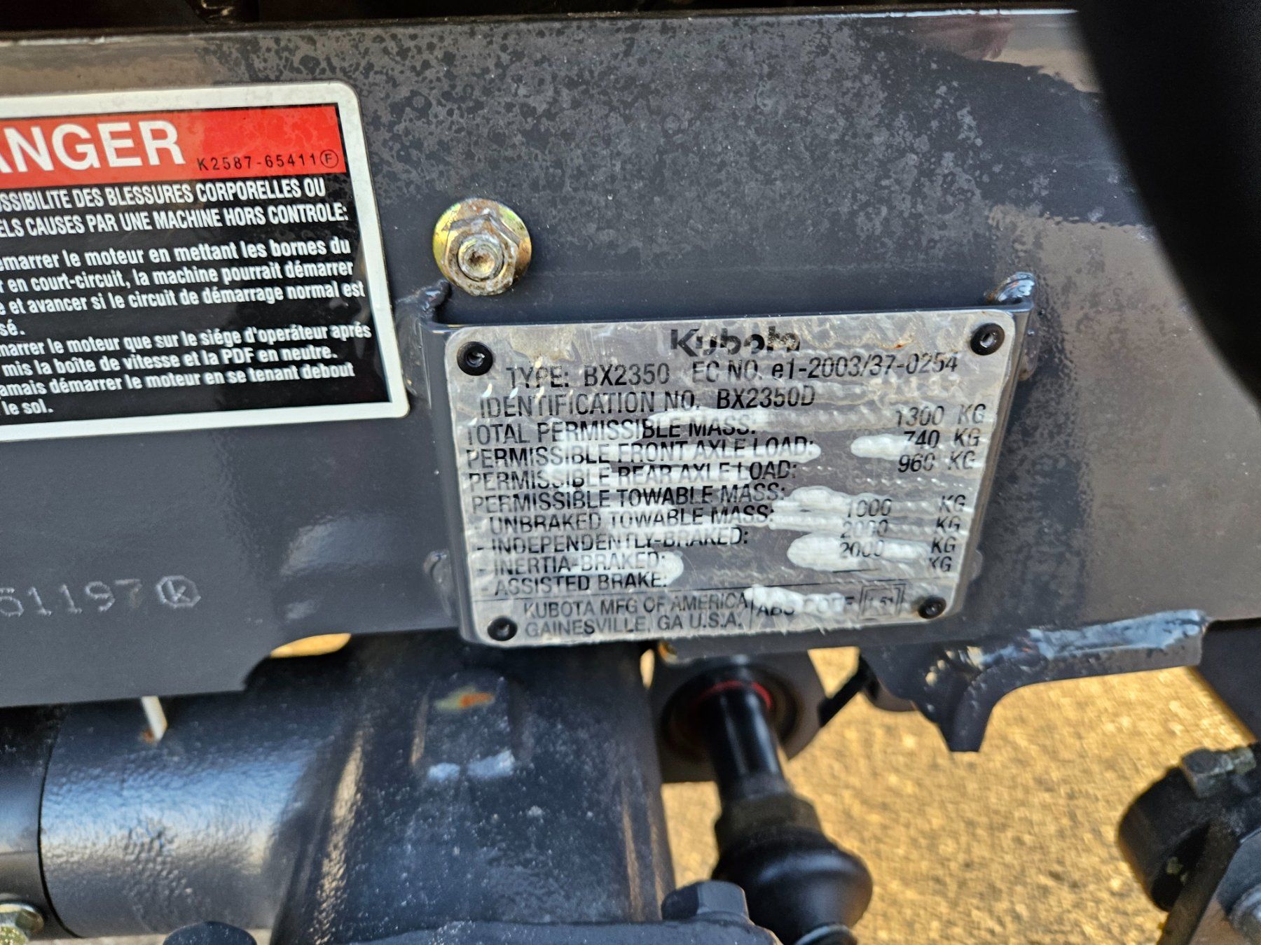 Kubota Trattori: KUBOTA BX 2350 D – Usato da Eschlikon TG venduto da ace2011 9