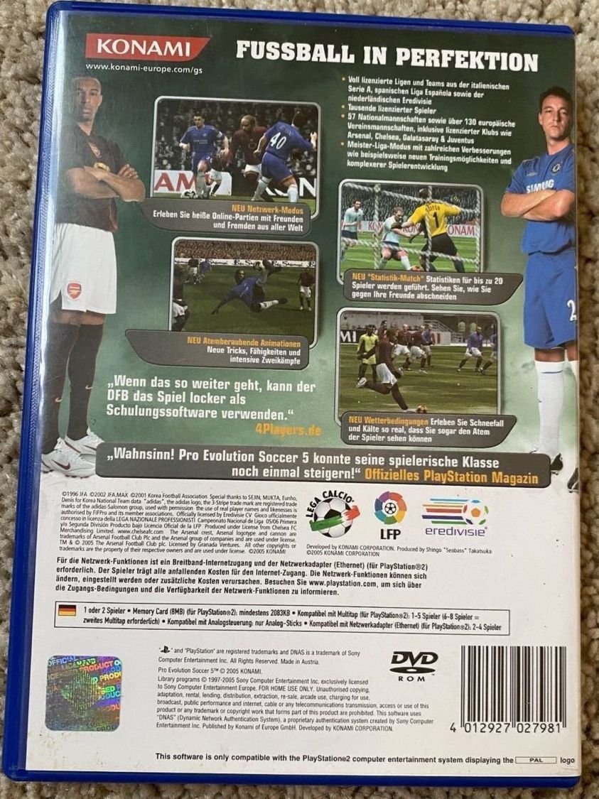 Sony Giochi: Pro Evolution Spccer 5  (Deutsch)                > PS-2 < – Usato da St. Gallen venduto da elk2021 1