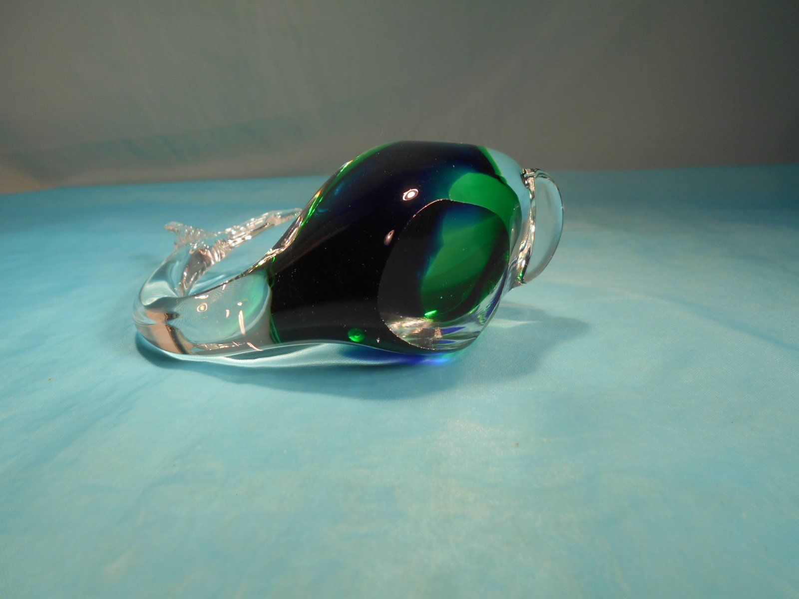Statuette: Delphin, Glas, blau-grüne Einlage – Nuovo (secondo la descrizione) da Bellach venduto da JingleCherry 5