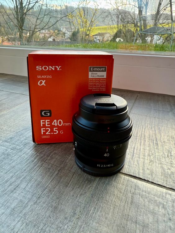 Sony FE 40 mm F 2.5 G (Neuf avec emballage d'origine) à Tavannes pour ...