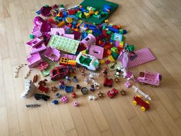 Konvolut Duplo 4,5 kg, gebraucht, div. Sets, viele Figuren
