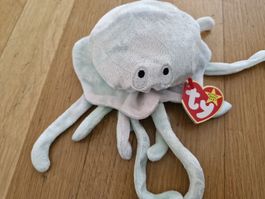 Stofftier Ty Beanie Baby Goochy Qualle neu mit Etikett