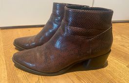 Leder-Übergangsschuh mit Gummisohle, Grösse 38