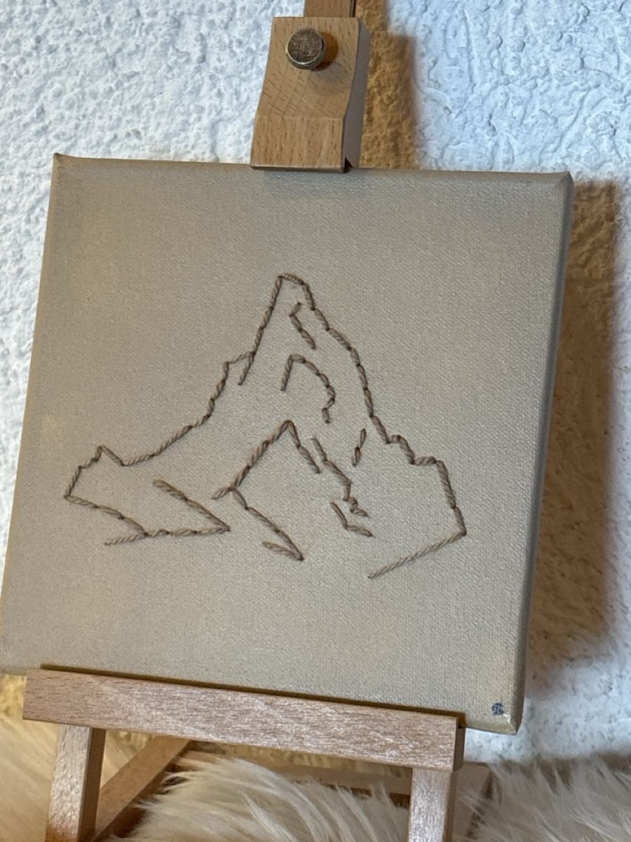 Tutte le decorazioni: Toile brodée motif Cervin   – Nuovo (secondo la descrizione) da Ste-Croix venduto da choupy60 1