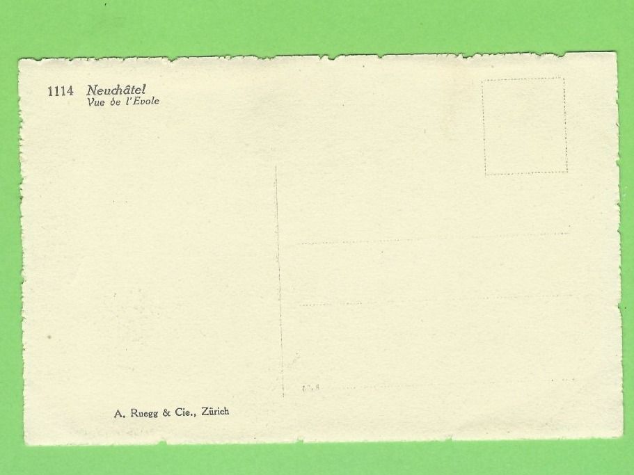 Cartoline postali: Neuchâtel, Vue de l' Evole – Nuovo (secondo la descrizione) da Zürich venduto da t24_de 1