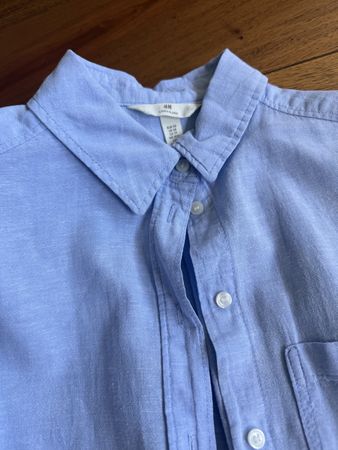 Camicia H&M donna lino/cotone