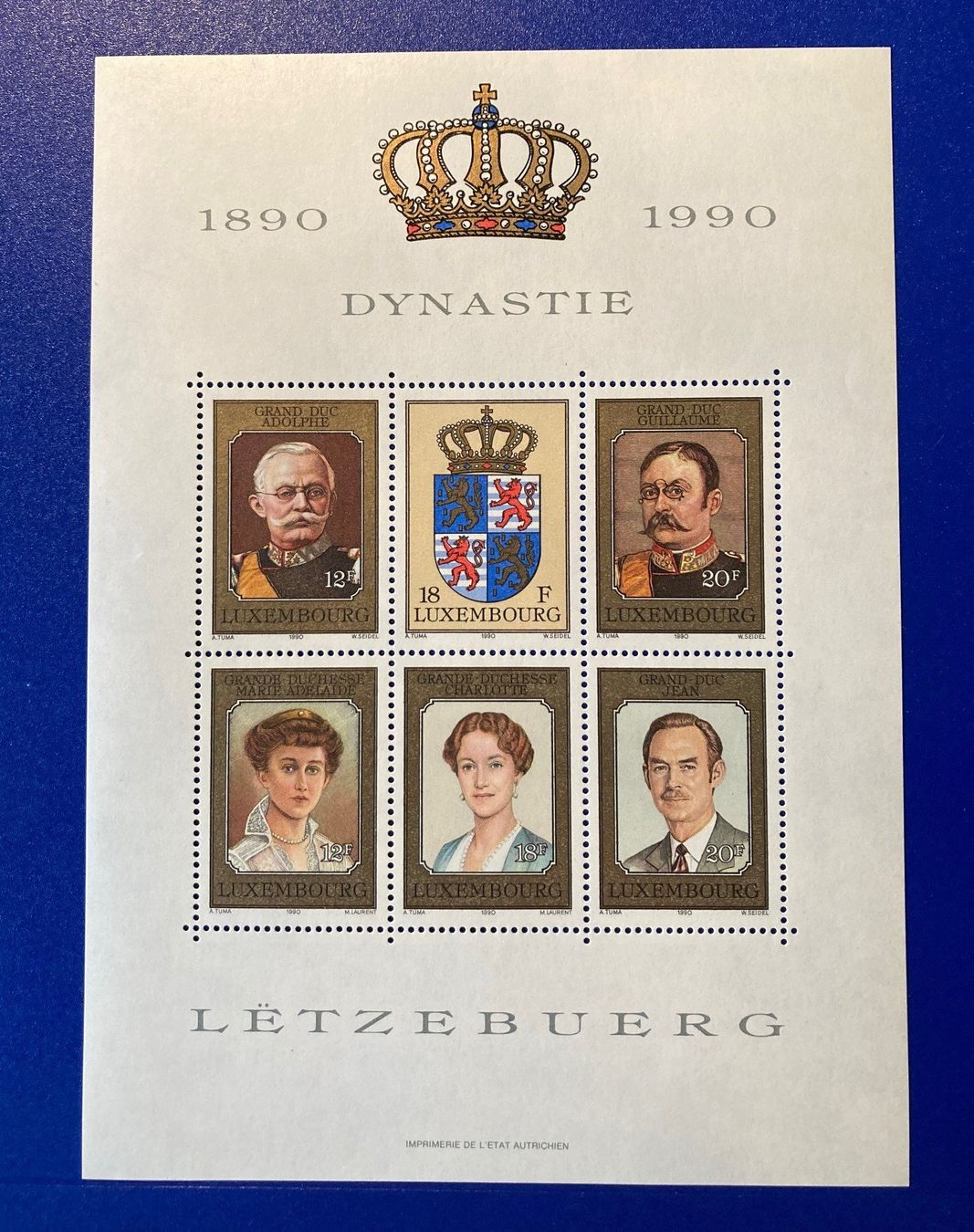 Tutti i francobolli: Besonderer Markenblock 100 Jahre Dynastie – Nuovo (secondo la descrizione) da Ringgenberg BE venduto da Tennis1140