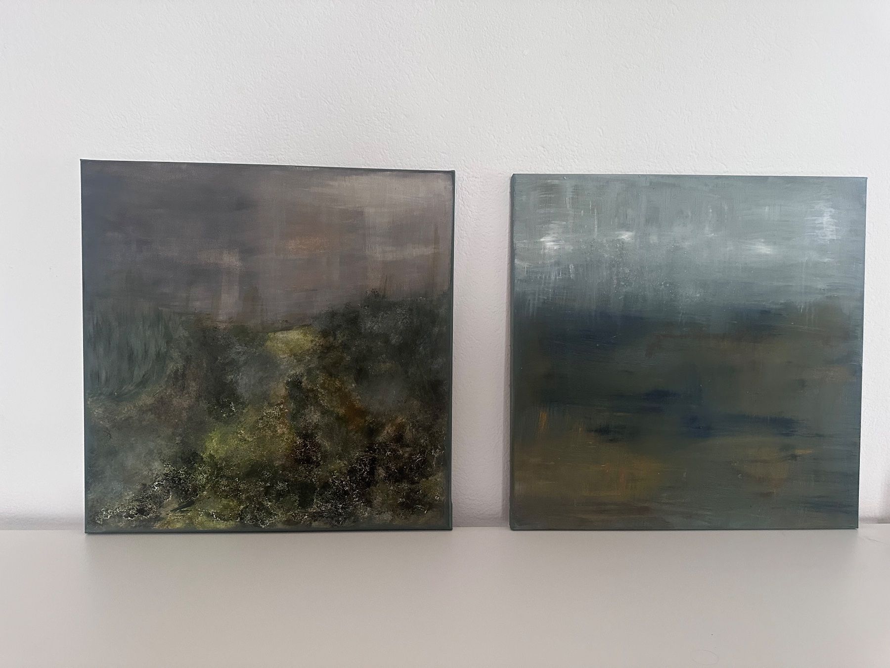 Dipinti: Scottish Highlands, abstraktes Acrylgemälde, Berner Malerin – Usato da Bern venduto da Yersinia03 4