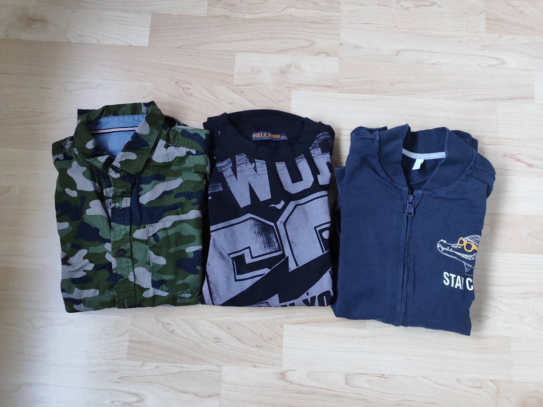 Hemden, T-Shirts & Polos: Langarmhemd, Sweatshirt,Sweatjacke  Junge Gr. 146/152 – Gebraucht aus Seon von Mandes1 1