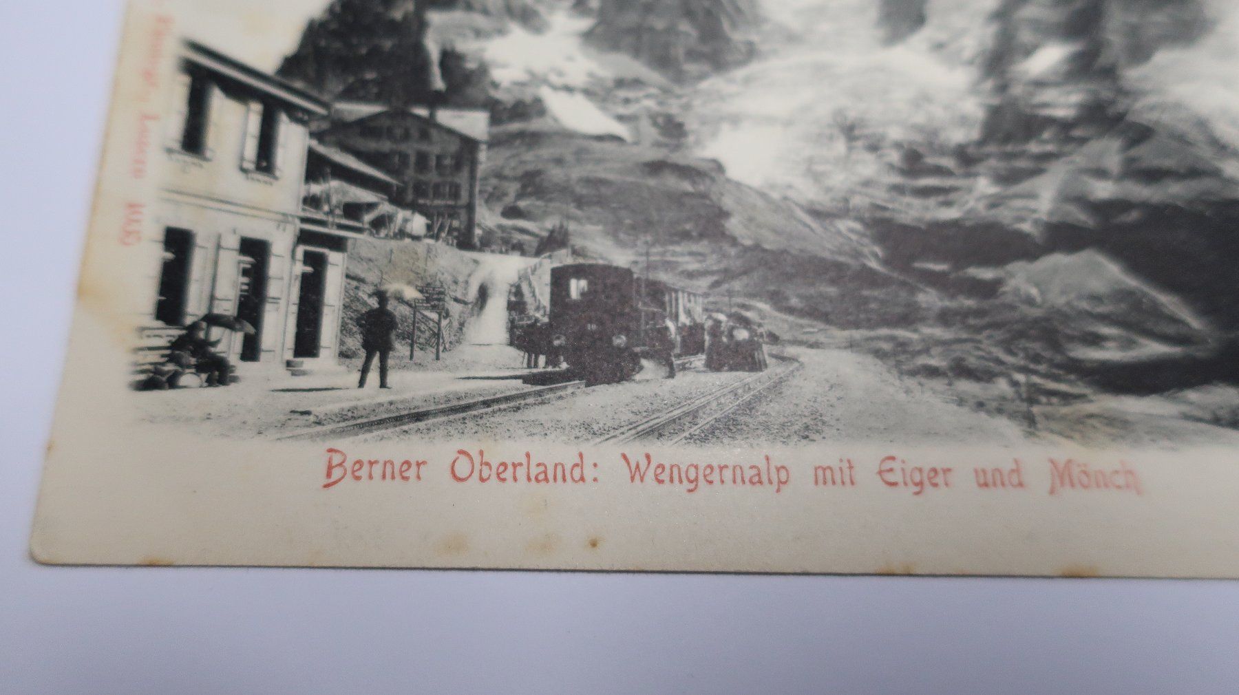 Ansichtskarten: Berner oberland Wengernalp mit Eiger und Mönch  1905 – Gebraucht aus Cormoret von Pascalll2001 2