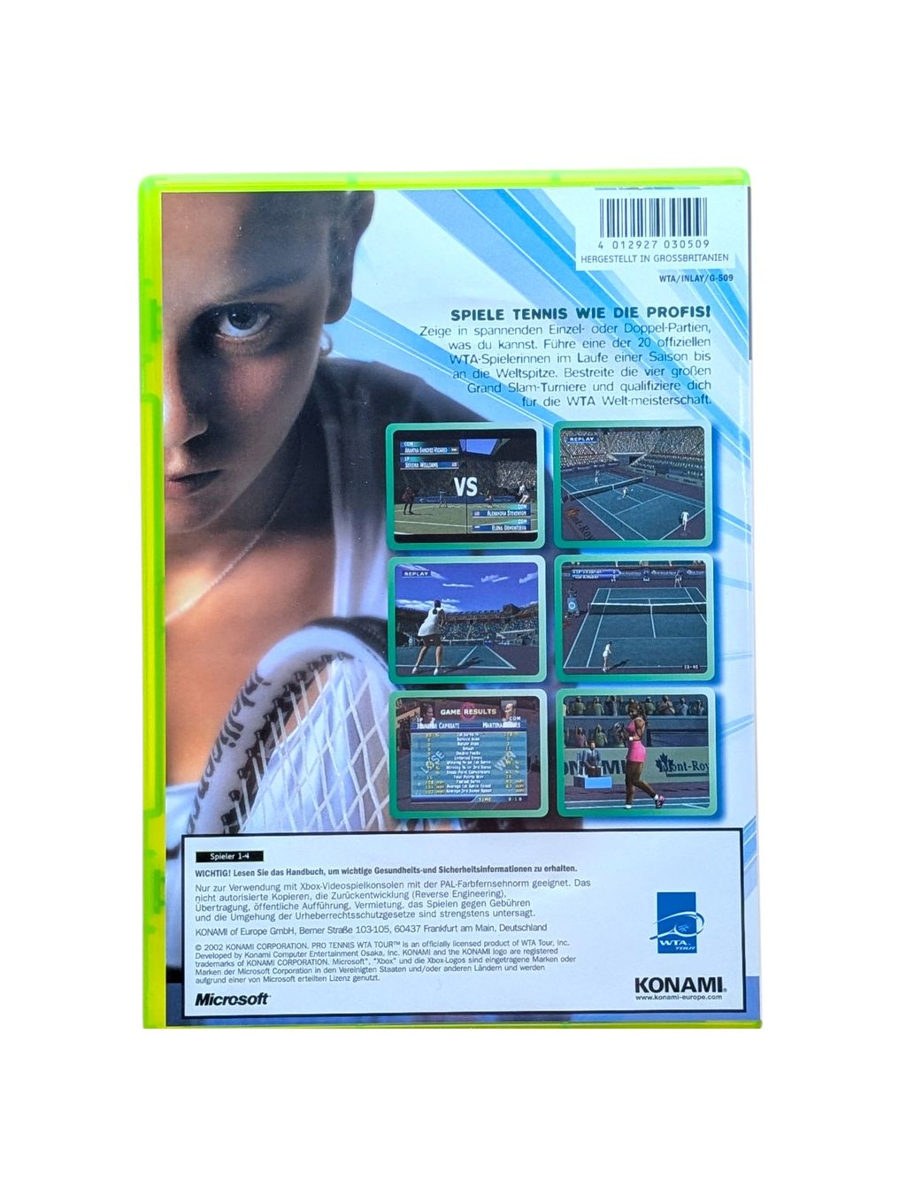 Microsoft Giochi: Pro Tennis WTA Tour  Xbox Classic – Usato da Domat/Ems venduto da IsseldorsShop 1