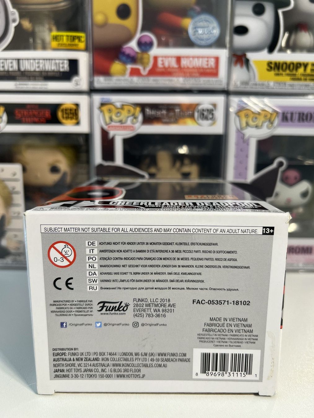 Funko Statuette: Funko POP! Marvel Deadpool - Cheerleader Deadpool Limitée – Nuovo e nell'imballaggio originale da Le Mouret venduto da perfectbijou 5
