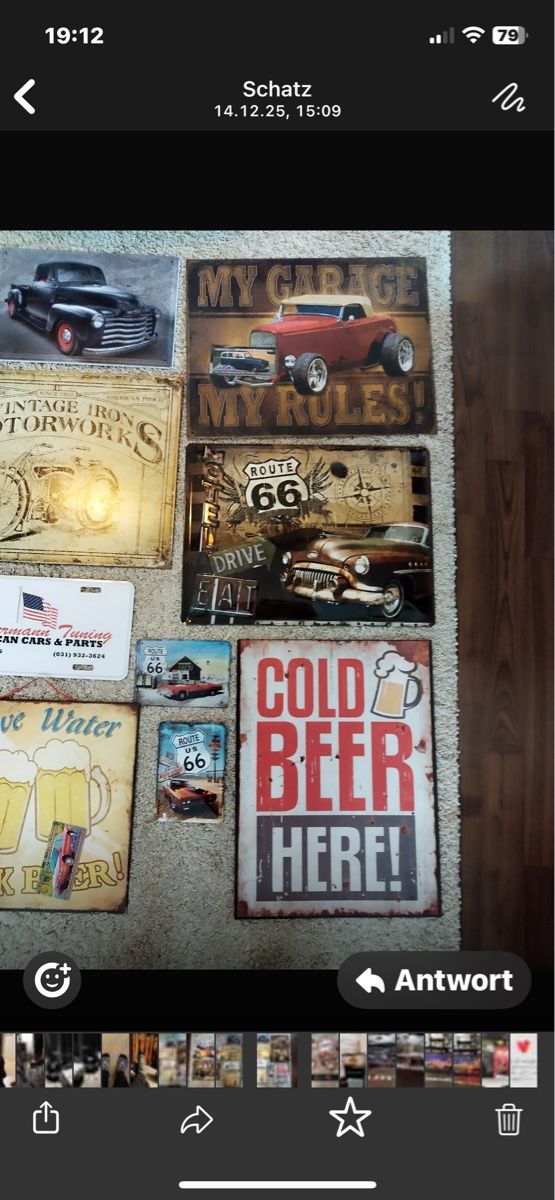 Insegne: Blechschilder Sammlung, Deko Schilder, Vintage Style! – Usato da Büetigen venduto da Biker035 5