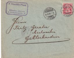 Basel (St. Alban) nach Gelterkinden 1903
