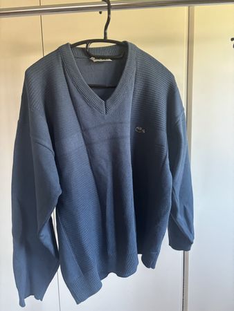 Pullover Lacoste V-Ausschnitt dunkelblau 